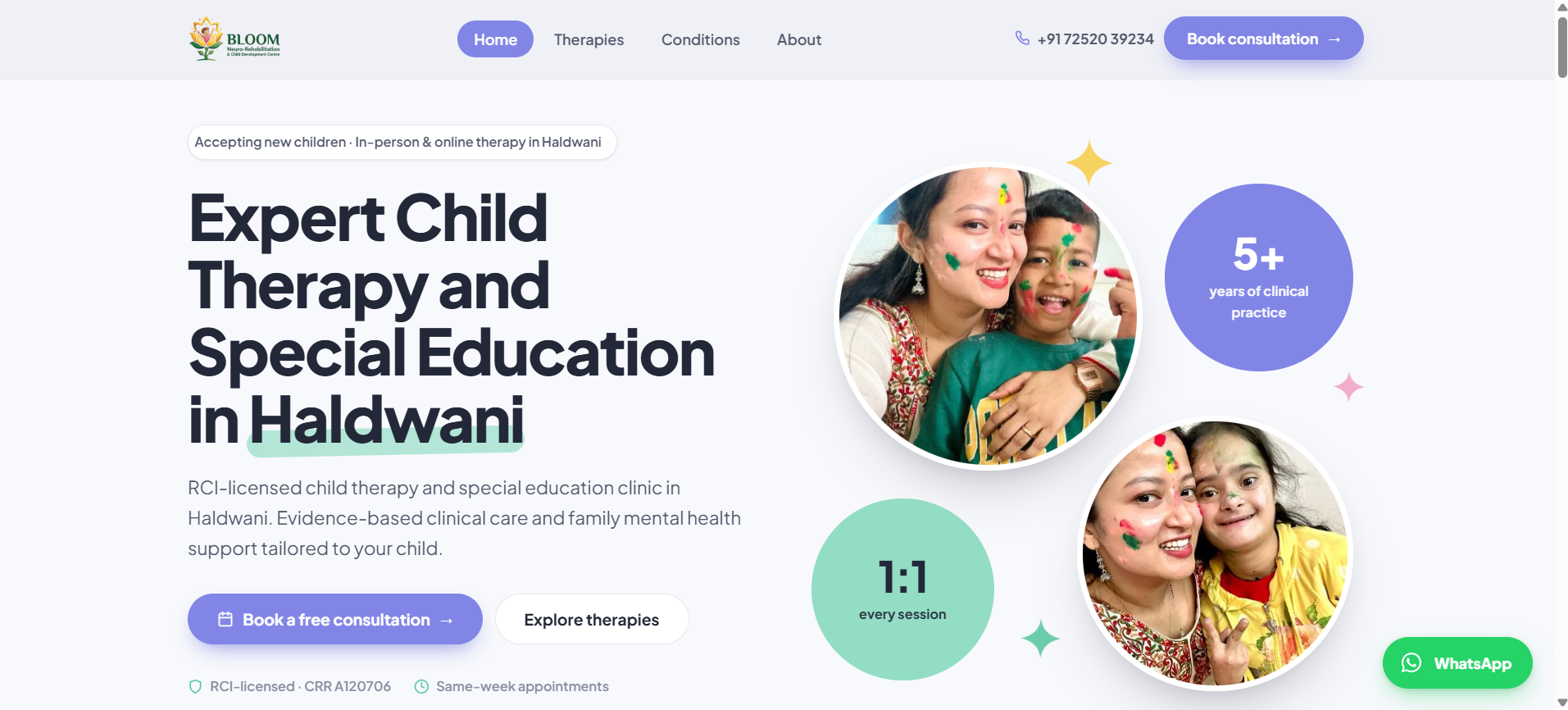 Bloom — clinic site