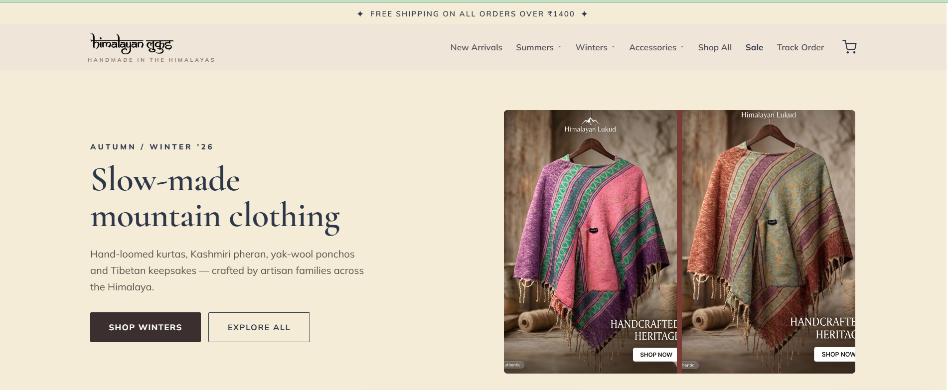 Himalayan Lukud — shop